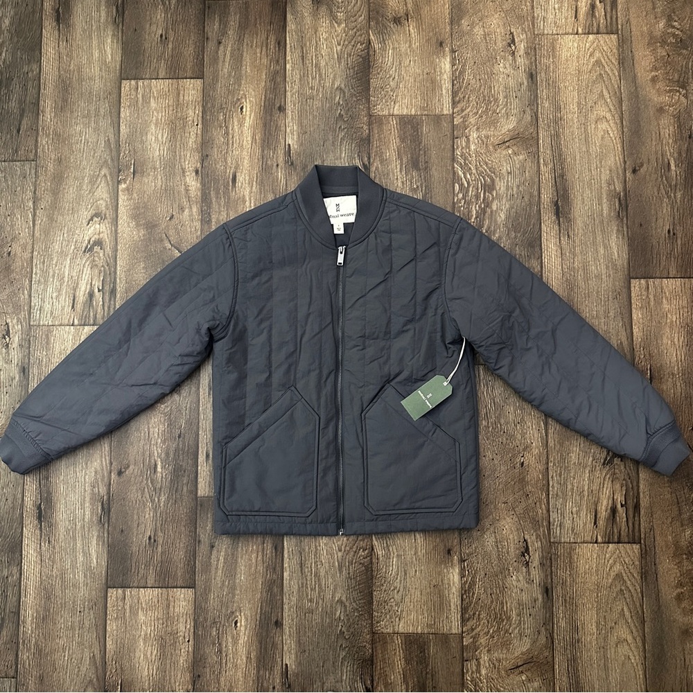Mutual Weave Nylon Jacket Men’s Size S French Charcoal